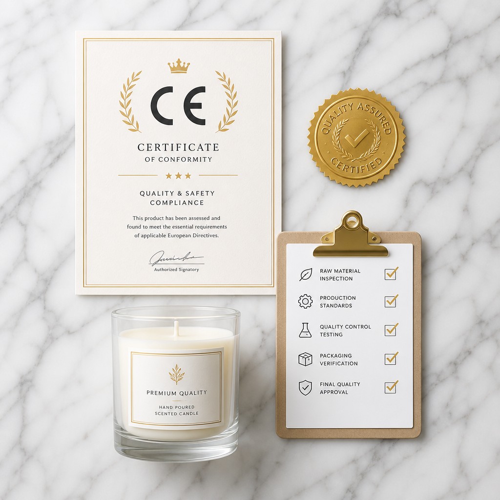 ESUN Candle quality certifications CE MSDS ISO